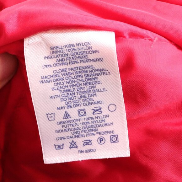 Lands End | Down Goose Feather Puffer Vest Medium Red - Picture 6 of 6